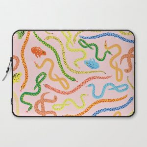 Snakes and Frogs Computer Cover by Lorien Stern - Laptop Sleeve - 15"