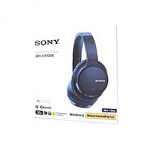 Sony CH700N Wireless Noise Cancelling Headphones - Stereo - Mini-phone - Wired/Wireless - Bluetooth - 48 Ohm - 20 Hz - 20 kHz - Over-the-head - Binaur