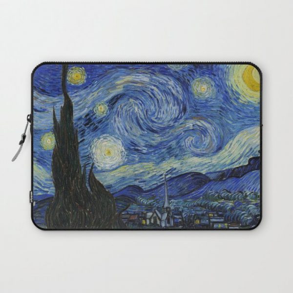 Starry Night by Vincent van Gogh Computer Cover by Palazzo Art Gallery - Laptop Sleeve - 13"