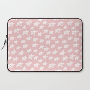 Stars on pink background Computer Cover by LaVieClaire - Laptop Sleeve - 15"