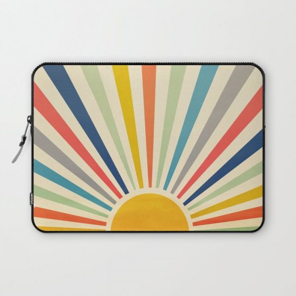 Sun Retro Art III Computer Cover by Nadja - Laptop Sleeve - 13"