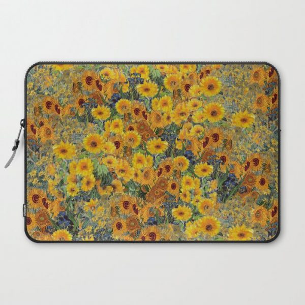 Sunflowers Computer Cover by paige elizabeth warmington - Laptop Sleeve - 15"