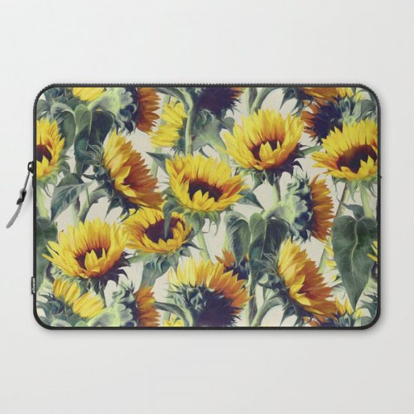 Sunflowers Forever Computer Cover by micklyn - Laptop Sleeve - 15"