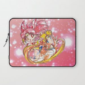 Super Sailor Moon & Chibi Moon (edit 2/A) Computer Cover by Yue Graphic Design - Laptop Sleeve - 13"