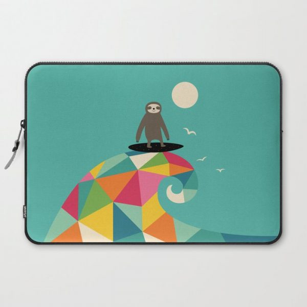 Surfs Up Computer Cover by Andy Westface - Laptop Sleeve - 15"