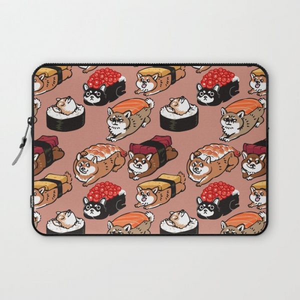 Sushi Shiba Inu Computer Cover by Huebucket - Laptop Sleeve - 13"