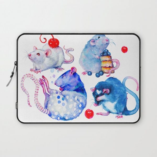 Sweet Rats Computer Cover by Crystal Cuddles - Laptop Sleeve - 13"