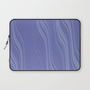 THRALL minimalist lilac mauve gradient wave pattern Computer Cover by LishPix - Laptop Sleeve - 13"