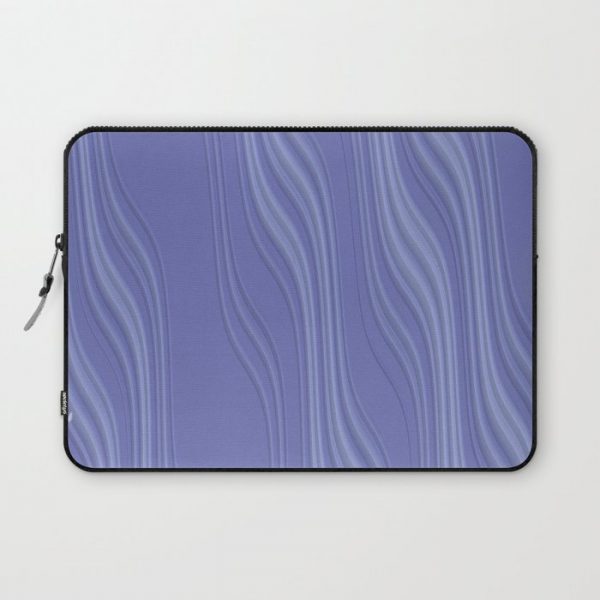 THRALL minimalist lilac mauve gradient wave pattern Computer Cover by LishPix - Laptop Sleeve - 13"