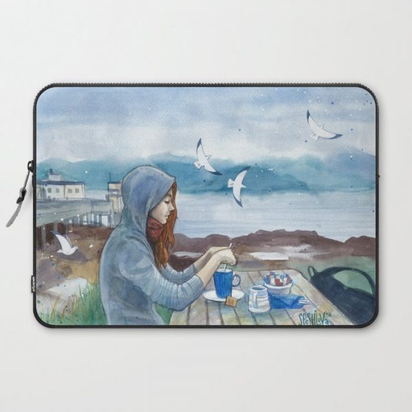 Tea on Skye Computer Cover by Anna Speshilova - Laptop Sleeve - 15"