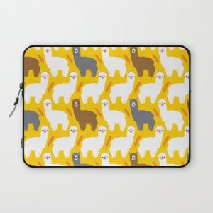 The Alpacas Computer Cover by littleoddforest - Laptop Sleeve - 13"