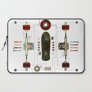 The Anatomy of a Skateboard Computer Cover by Spectacle Photo - Laptop Sleeve - 15"