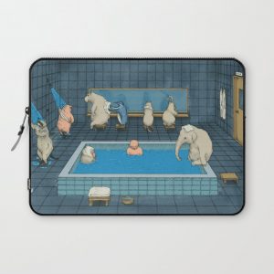 The Bathers Computer Cover by Steampunk Grub - EKAH - Laptop Sleeve - 13"