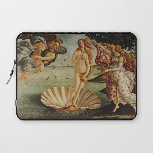 The Birth of Venus by Sandro Botticelli Computer Cover by Palazzo Art Gallery - Laptop Sleeve - 13"