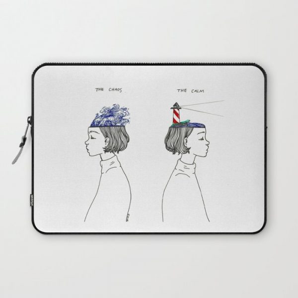 The Chaos and The Calm Computer Cover by Elesq - Laptop Sleeve - 13"