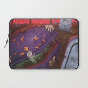 The Curse of the Creeping Coffin Computer Cover by TheLordofPatternz - Laptop Sleeve - 13"