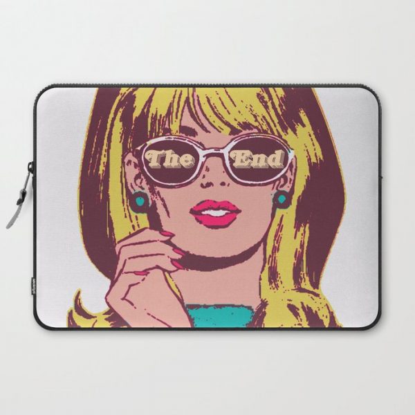 The End Computer Cover by Madeline Louise - Laptop Sleeve - 15"