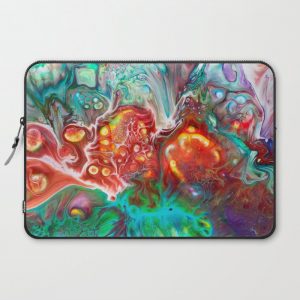 The Flowing Dress Fabric Computer Cover by H+L Design - Laptop Sleeve - 15"