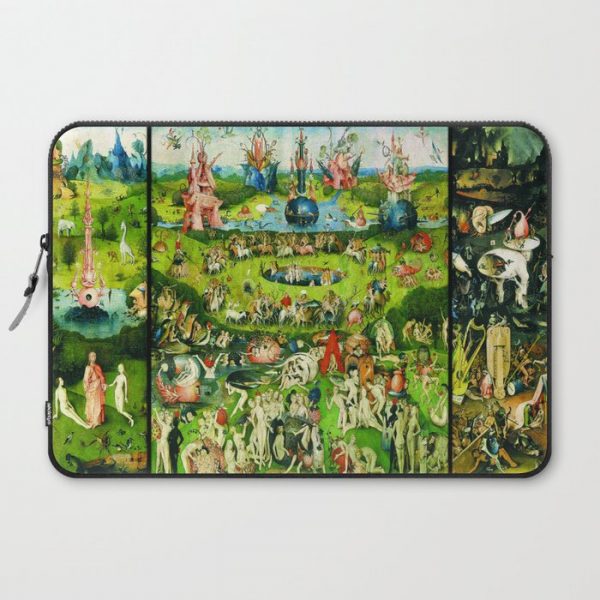 The Garden of Earthly Delights Triptych by Hieronymus Bosch Computer Cover by Restored Art And History - Laptop Sleeve - 15"