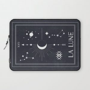 The Moon or La Lune Tarot Computer Cover by cafelab - Laptop Sleeve - 13"