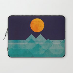 The ocean, the sea, the wave - night scene Computer Cover by Picomodi - Laptop Sleeve - 13"