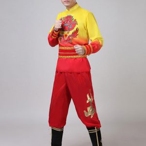 Traditional Chinese Costumes Dragon Kung Fu Tang Suit Carnival Costumes