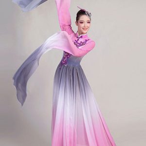 Traditional Chinese Dance Costumes Pink Holidays Carnival Costumes