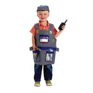 Train Engineer Role Play Costume Dress-Up Set