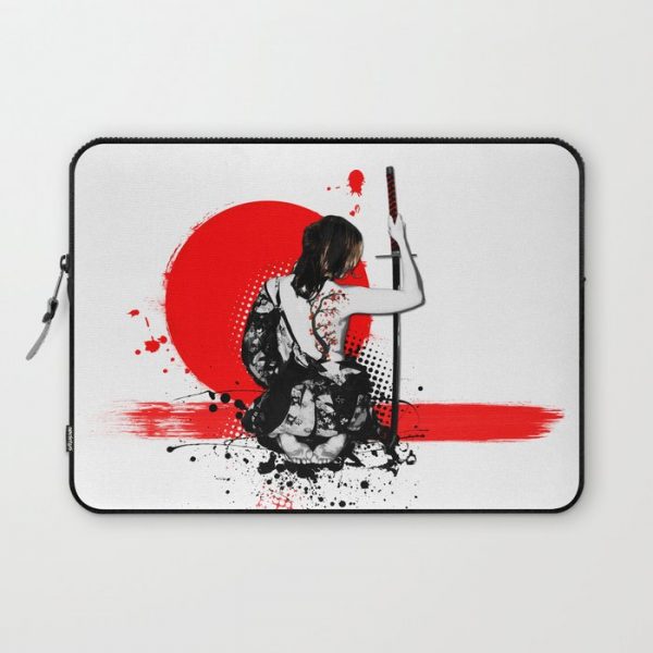 Trash Polka - Female Samurai Computer Cover by Nicklas Gustafsson - Laptop Sleeve - 13"