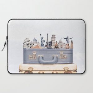 Travel Luggage Computer Cover by Luisa Azevedo - Laptop Sleeve - 15"