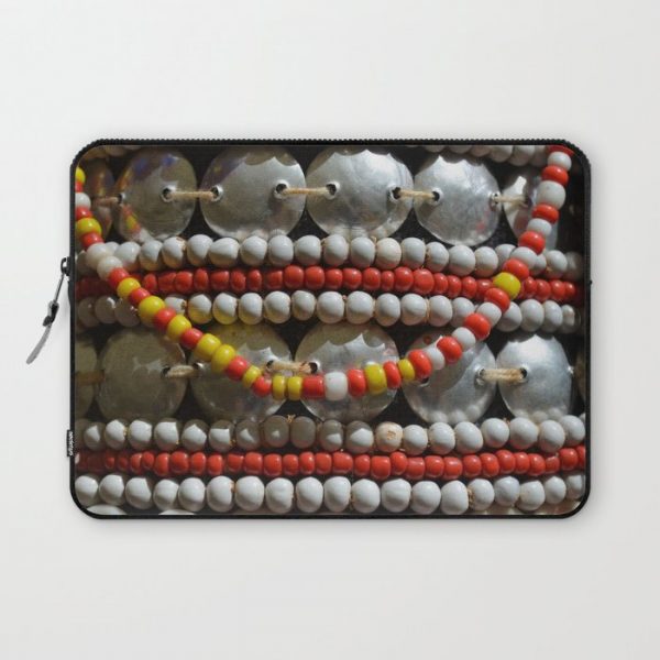 Tribal Beads Computer Cover by Mic and Moon - Laptop Sleeve - 13"