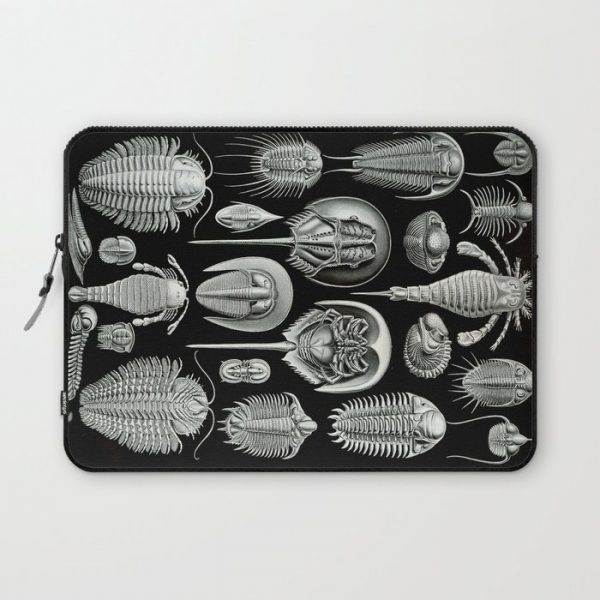 Trilobites and Fossils by Ernst Haeckel Computer Cover by Yak Lab - Laptop Sleeve - 13"