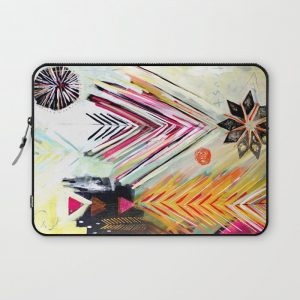 "True North" Original Painting by Flora Bowley Computer Cover by Flora Bowley - Laptop Sleeve - 13"