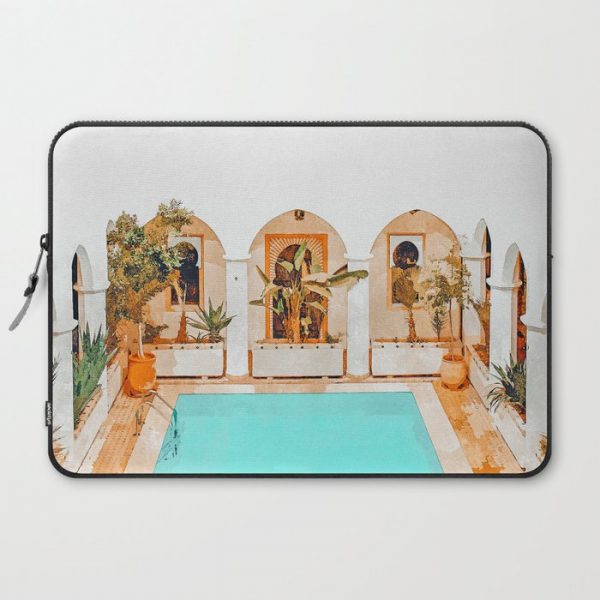 Turkish Holiday #painting #travel Computer Cover by 83 OrangesA(r) Art Shop - Laptop Sleeve - 15"