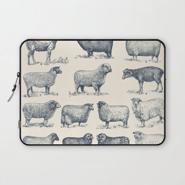 Types of Sheep Computer Cover by Aster - Laptop Sleeve - 13"