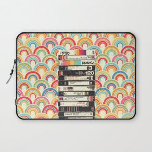 VHS & Rainbows Computer Cover by HOLLIS BROWN THORNTON - Laptop Sleeve - 13"