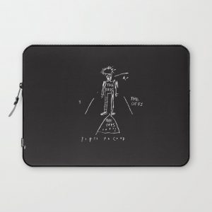 Vectorised Basquiat 80s Punk Rock / ska record cover Computer Cover by hypnotzd - Laptop Sleeve - 13"