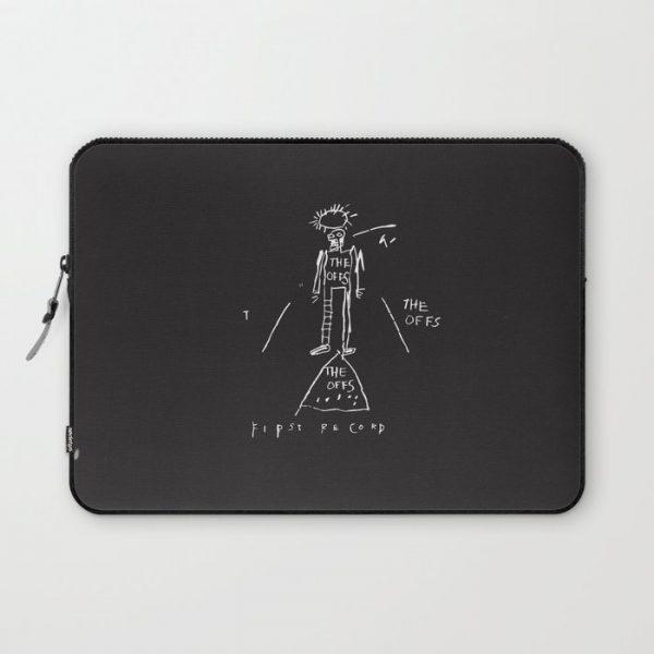 Vectorised Basquiat 80s Punk Rock / ska record cover Computer Cover by hypnotzd - Laptop Sleeve - 13"