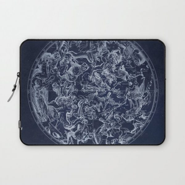 Vintage Constellations & Astrological Signs | White Computer Cover by Visionary Sea - Laptop Sleeve - 13"