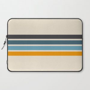 Vintage Retro Stripes Computer Cover by AlphaOmega - Laptop Sleeve - 15"