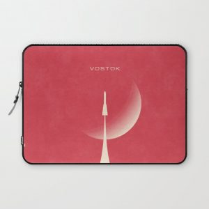 Vostok Rocket - Moon Red Computer Cover by vectordreams - Laptop Sleeve - 13"