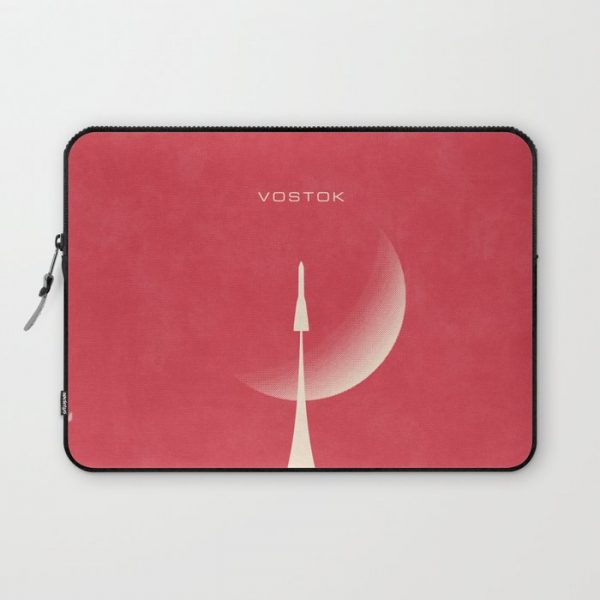 Vostok Rocket - Moon Red Computer Cover by vectordreams - Laptop Sleeve - 13"