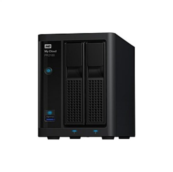 WD 8TB My Cloud PR2100 Pro Series Media Server with Transcoding, NAS - Network Attached Storage - Intel Pentium N3710 Quad-core (4 Core) 1.60 GHz - 8