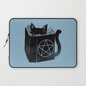 WITCHCRAFT CAT (Blue) Computer Cover by Tobe Fonseca - Laptop Sleeve - 13"