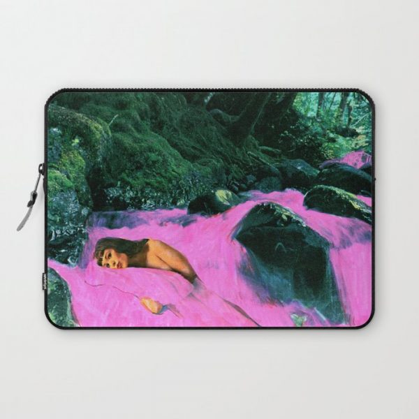 WOMAN IN PINK WATER Computer Cover by Jordan Galland - Laptop Sleeve - 13"