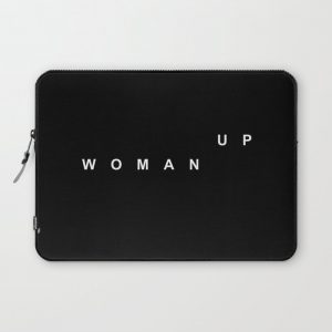 WOMAN UP Computer Cover by Boss Babes Club - Laptop Sleeve - 13"