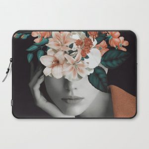 WOMAN WITH FLOWERS 7 Computer Cover by dada22 - Laptop Sleeve - 15"