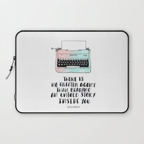 WRITE Computer Cover by danica cristine - Laptop Sleeve - 13"