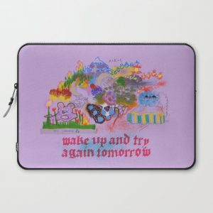 Wake UP Computer Cover by Juliana Horner - Laptop Sleeve - 15"