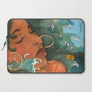 Water Maiden Computer Cover by Brown Grrls twirl - Laptop Sleeve - 15"